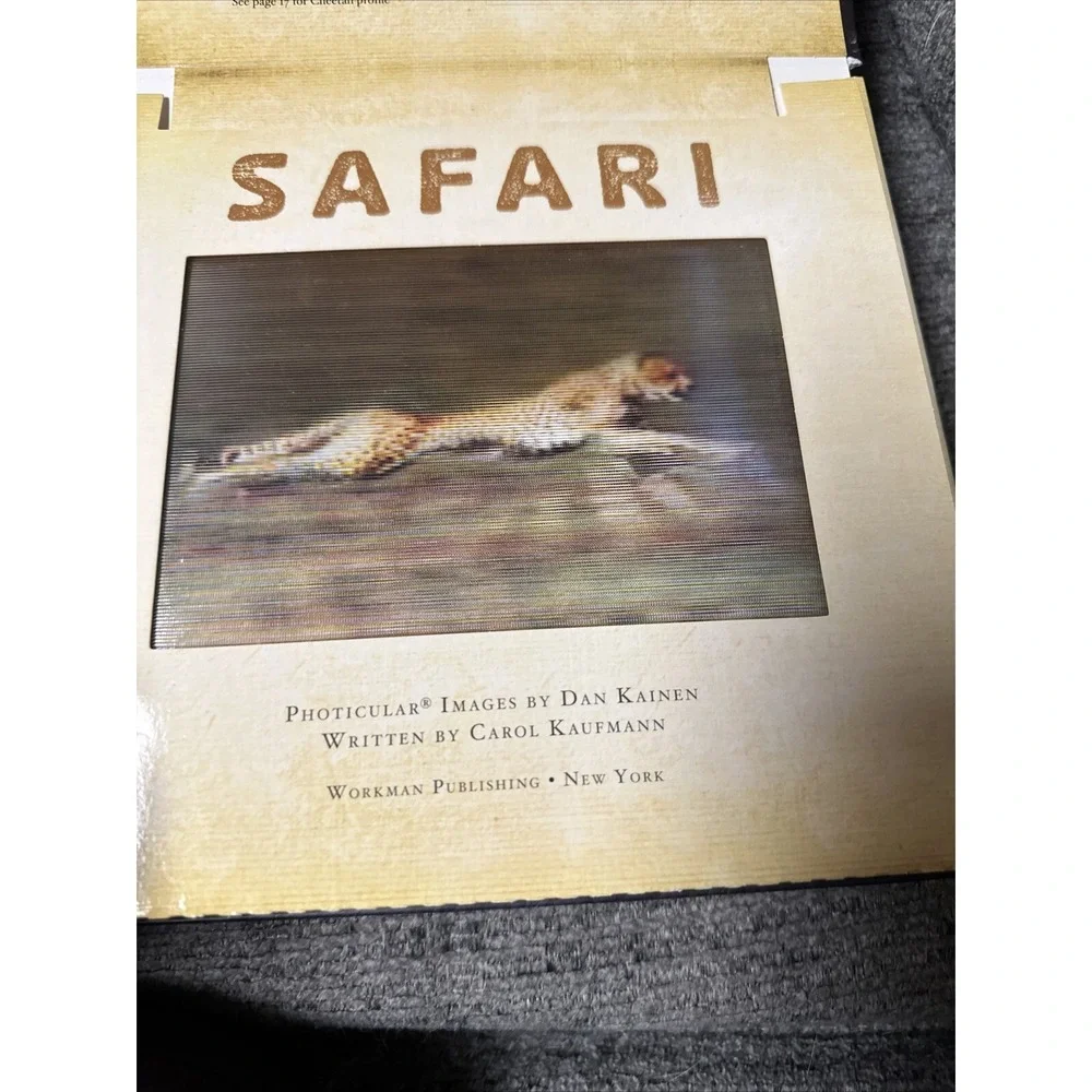 Polar/ Safari Photicular Book  Book Lot Holographic?